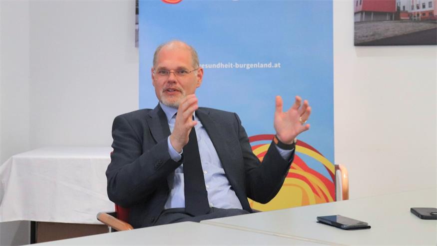 Franz Öller, seit Dezember 2023 kaufmännischer Geschäftsführer der Gesundheit Burgenland, im BVZ-Interview.
