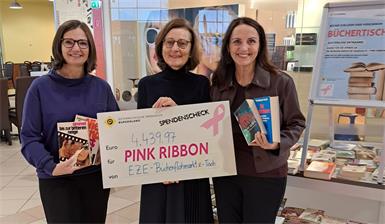 Freude über das großartige Spendenergebnis: Maria Zachs, Andrea Konrath und Doris Serdar (v. l.).