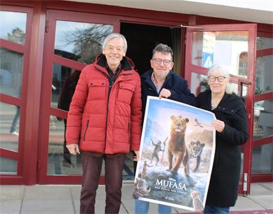 Frühlingskino. Schon in einem Monat heißt es für vier Tage „Film ab“ im Kino Oberpullendorf. Joe, Oliver und Jutta Treiber laden zu „Mufasa – der König der Löwen“ und weiteren Filmen ein.