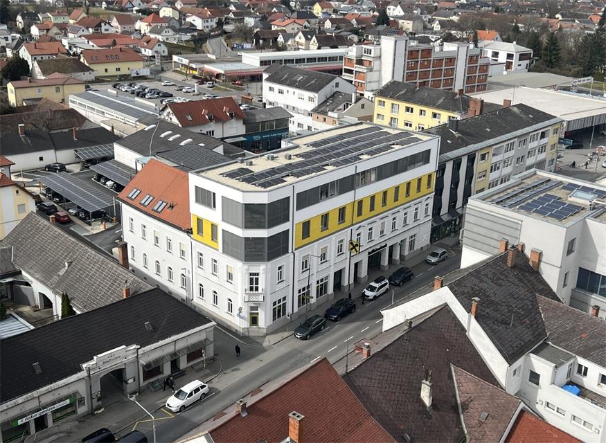 Für Banken ist das Stadtzentrum ein idealer Standort. Fo