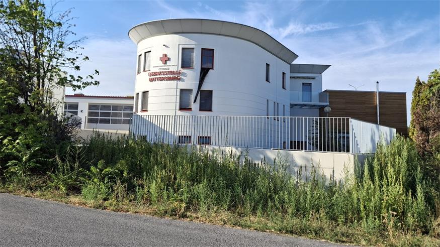 Für die Erweiterung wurde das Gebäude in Richtung B50 ausgebaut.