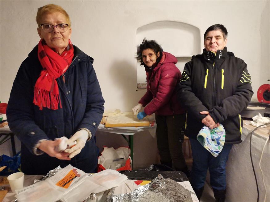Im ältesten Haus von Baumgarten wurde der Jahresausklang gefeiert