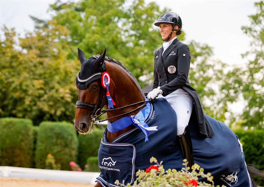 Für einen österreichischen Höhepunkt am zweiten Turniertag sorgte Belinda Weinbauer vom Reitsportzentrum Pannonia Sieggraben.