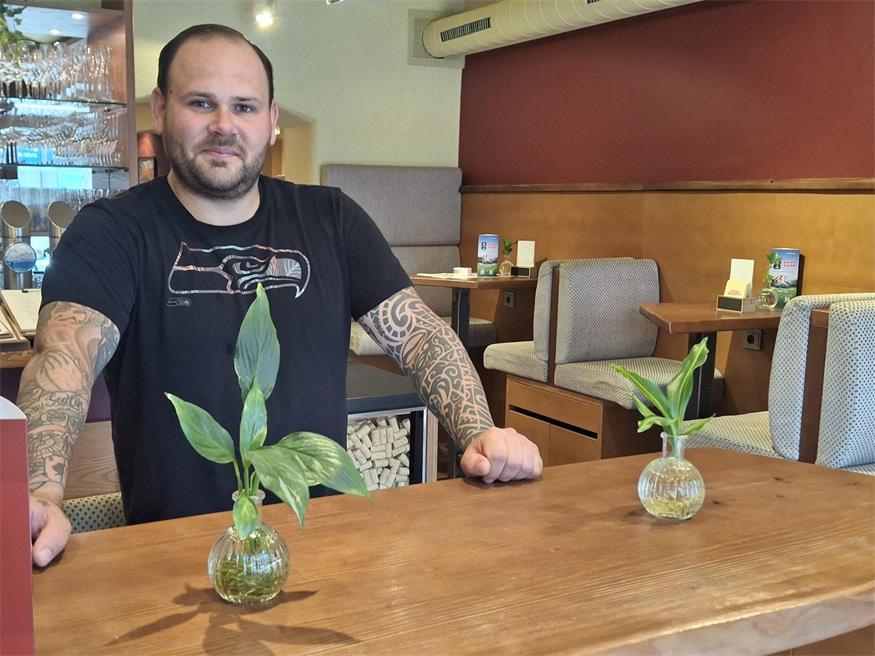 Gastronom Ben Perner: „Der Falter war ziemlich groß. So etwas habe ich in meinem Leben noch nicht gesehen.“ 