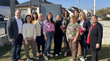 Gefeiert. SPÖ-Frauen St. Margarethen-Vorsitzende Manuela Meiböck (5.v.l.) und ihr Team freuten sich über den Besuch von Vizebürgermeister Jürgen Jakob sowie Landesvorsitzender Astrid Eisenkopf (5.v.r.) und Bezirksfrauenvorsitzender Rita Stenger (2.v.r.) beim traditionellen Frauenfrühstück in St. Margarethen.