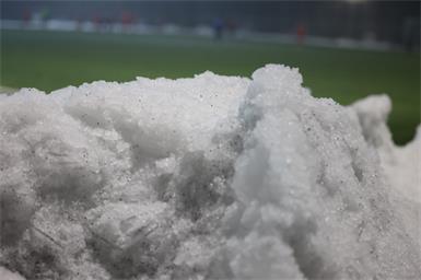 General Winter sorgte für Absagen in der Regionalliga Ost.