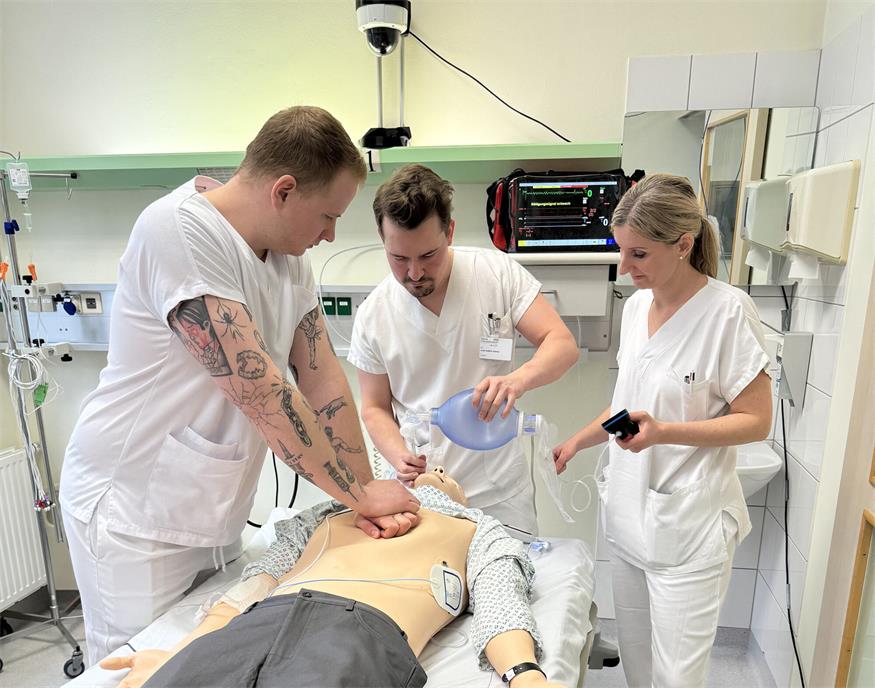 Gezieltes Training ist wichtig, dass auch in seltener auftretenden Situationen jeder Handgriff sitzt.