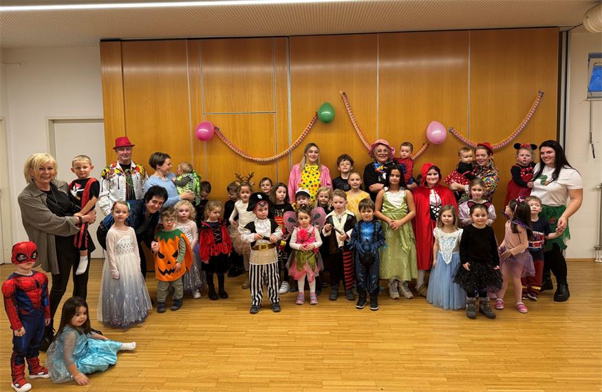 Großer Andrang beim Kinderfasching der SPÖ Neutal.