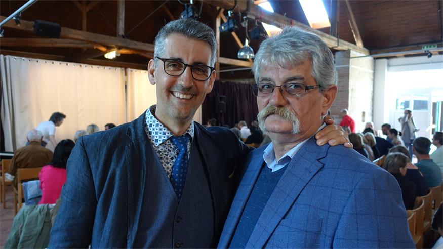 Gründer der Živo srebro Petar Mogyorósi mit seinem Vater Gyula