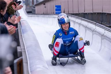 Hannah Prock durfte in Winterberg erneut jubeln