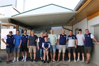 Hannes Schermann, Simon Koo, Philipp Frühwirth, Norbert Seifner, Dagmar Windisch, Vanessa Windisch, Thomas Perchtold, Obmann Martin Wolf, Martin Putz, Peter Leidl, Niklas Pinter und Viktor Koo freuten sich auf das diesjährige Sportfest.