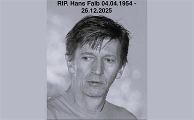 Hans Falb ist am 26. Dezember verstorben.