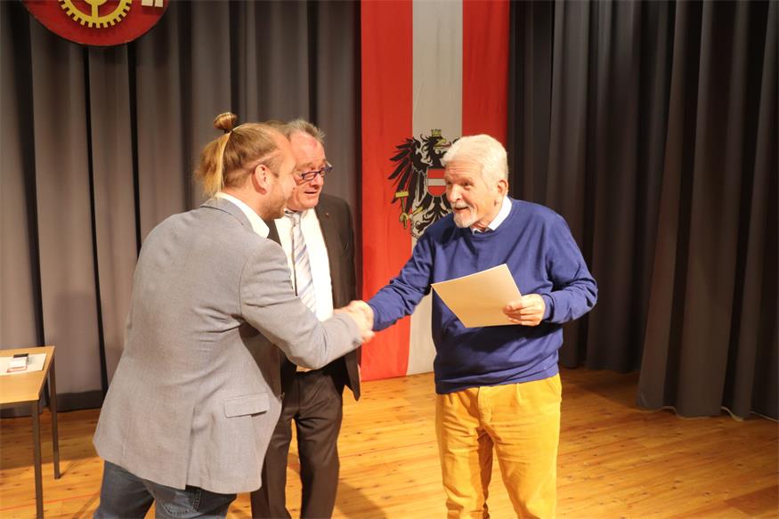 Randvoller Martinihof: Festakt zum Nationalfeiertag in Neudörfl