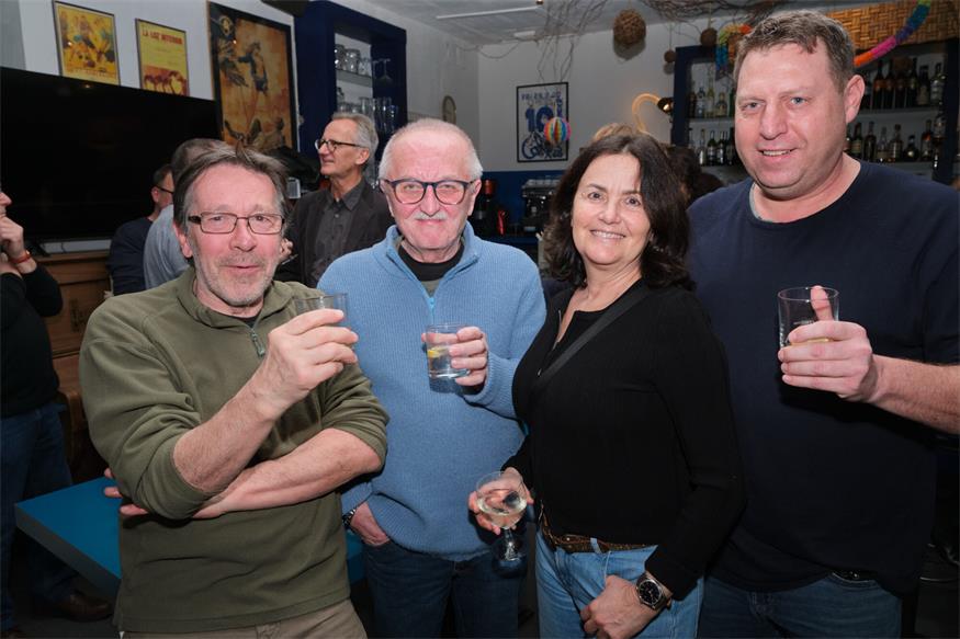 Harri Mannsberger, Hans „Pele“ Gsellmann, Heidi Kräutelhofer und Gernot Moser
