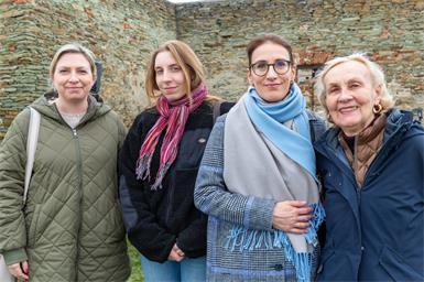 Heike Marlovits, Cynthia, Gudrun und Gabriele Redl. 