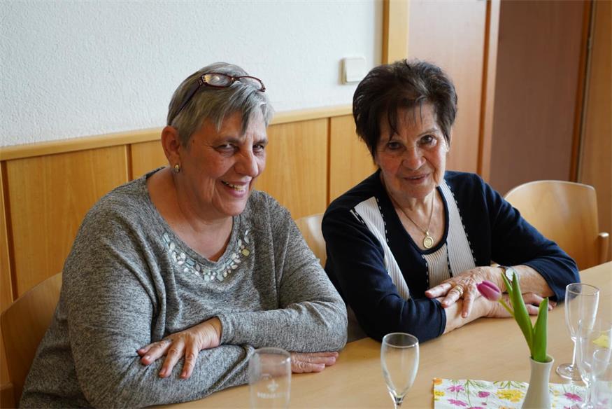 Hele Sommer und Gabi Kolp genossen den Austausch unter Frauen.