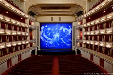 Herbert Brandls Eiserner Vorhang in der Staatsoper