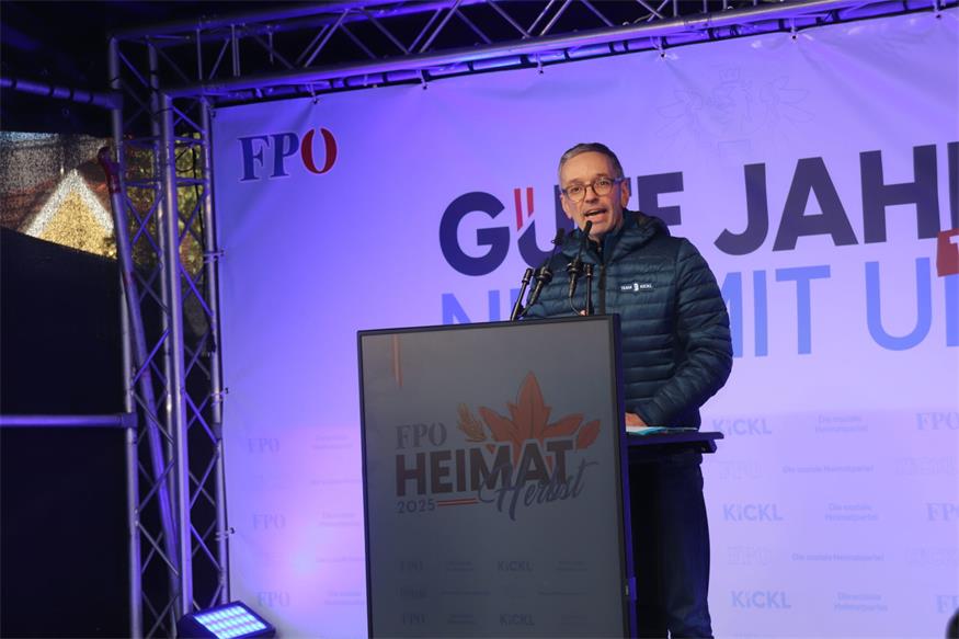 „Gute Jahre nur mit uns“-Tour mit Herbert Kickl hielt in Neudörfl