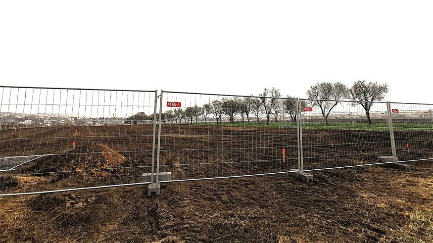 Hier auf der Kleinhöfleiner Mandelallee entsteht demnächst ein neues Wohnbauprojekt.