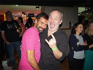 Hinter den Reglern: DJ Andilope (Andreas Lopez) & DJ Riceman (Christian Reisner).