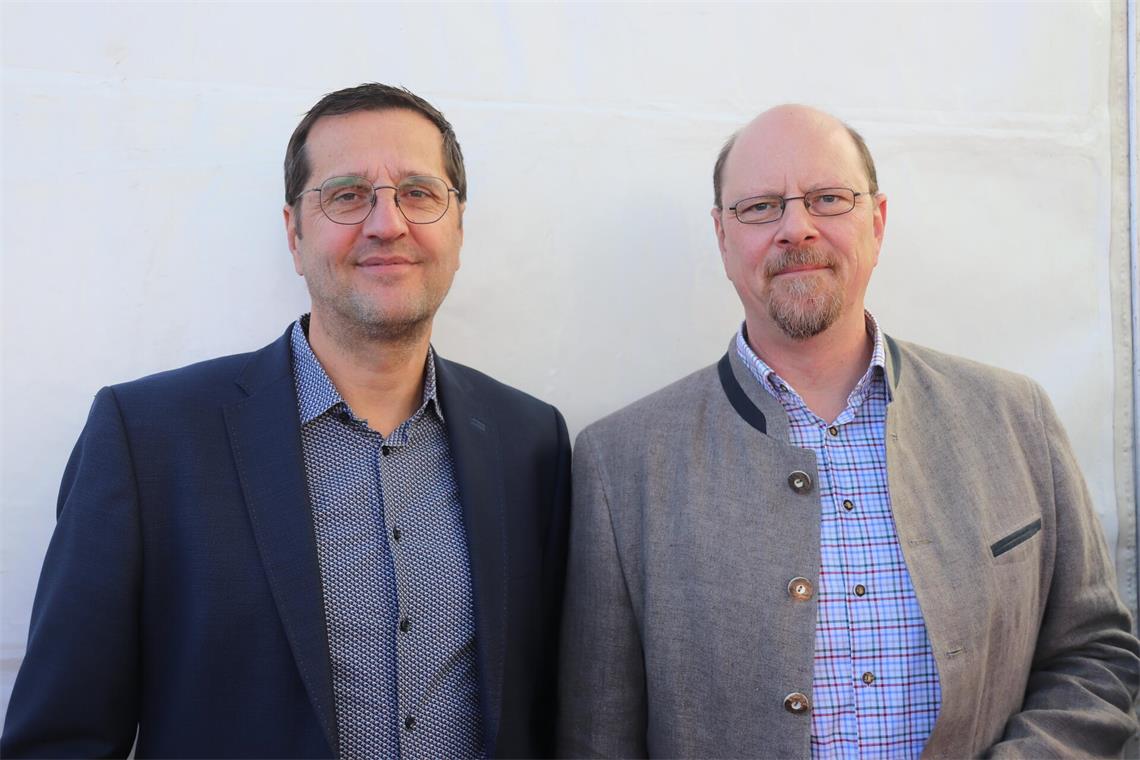Horst Kruiss und Werner Bürkl von der Fa. Kettner. 