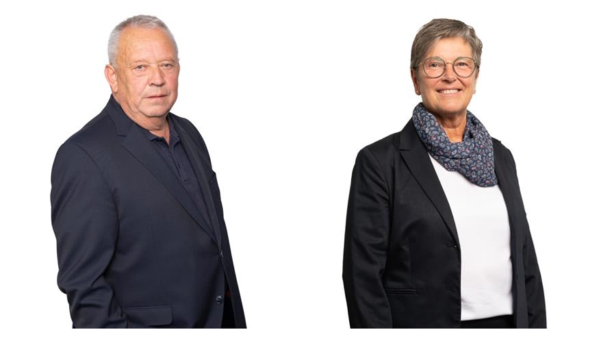 Illmitzer Kandidaten: Rudolf Strommer (ÖVP) und Anna Sipötz (SPÖ)