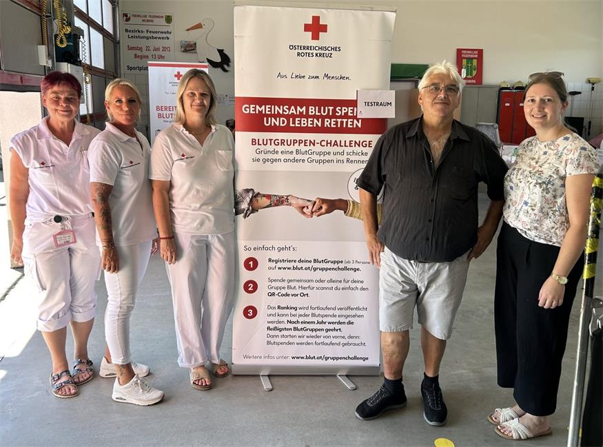 Im Jubiläumsjahr der Gemeinde fand erstmals seit rund 20 Jahren wieder eine Blutspendeaktion in Neuberg statt.