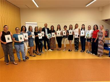 Im aktuellen Kindergartenjahr haben insgesamt sechs Kindergärten (Loipersbach, Forchtenstein, Deutsch Kaltenbrunn, St. Michael, Wimpassing und Großpetersdorf) sowie zwei Klassen der BAfEP Oberwart die zweijährige Schulung erfolgreich abgeschlossen. 