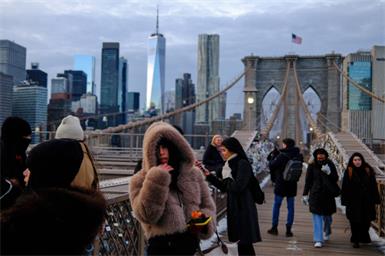 In New York wird es am Wochenende kalt und stürmisch