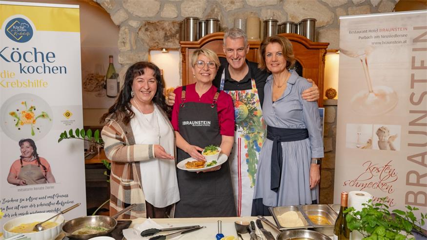 Initiative. Renate Zierler, Alexandra Braunstein, Thomas Raab und Martina Löwe (v.l.).