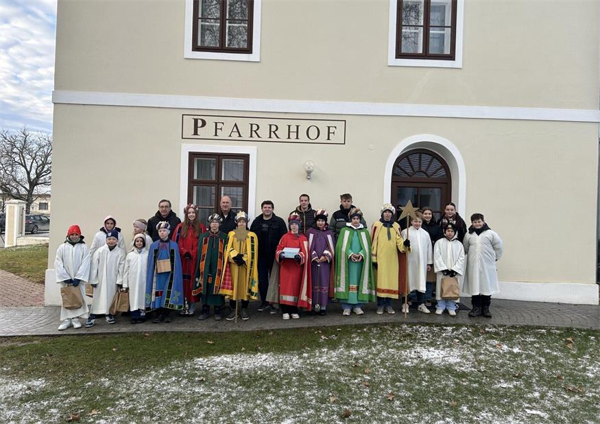 Insgesamt waren in Bildein in diesem Jahr 18 Kinder für die gute Sache unterwegs.