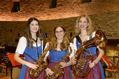 Isabella Rudzki, Miriam Gruber und Hannah Rohr. 