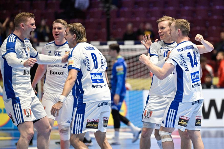 Islands Team durfte in Malmö feiern