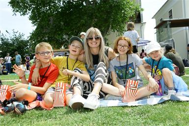 Jakob Ivancsics, Jakob Kernbichler, Marlen Kernbichler, Amelie Ivancsics und Matilda Kernbichler. 