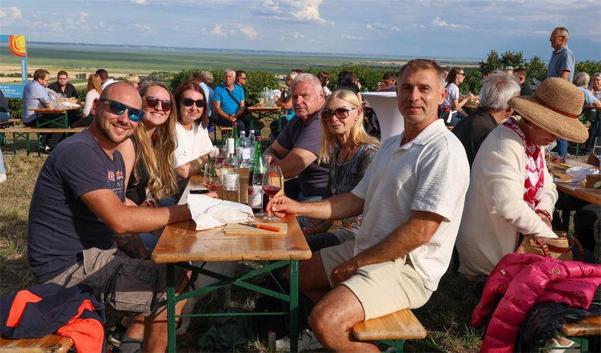Weinquartett-Picknick im Himmelreich