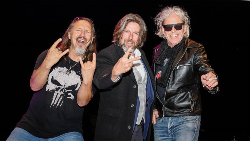Jonny Weidinger, Christian Supola und Willy Schilcher - die Burgenländer der Band "Silverback"