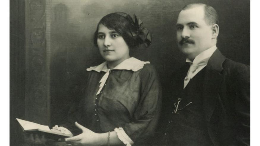 Josef Illes mit seiner Frau Rosa.