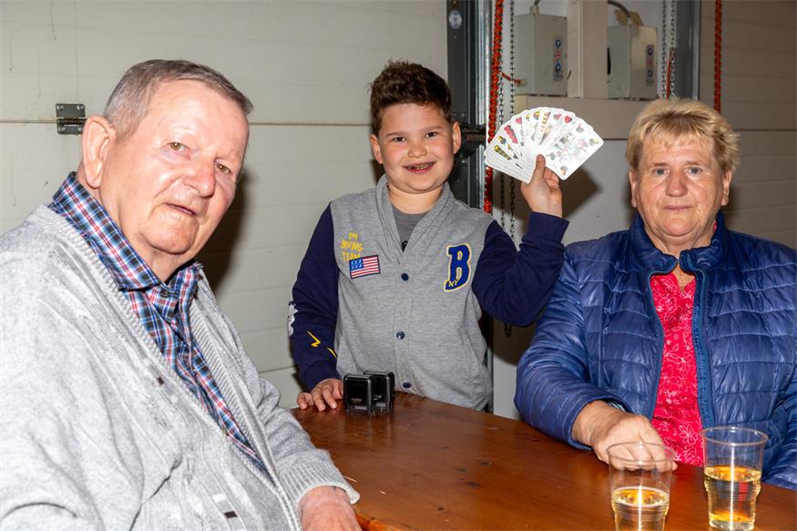 Josef Koller, Elias Weber und Helga Koller. 
