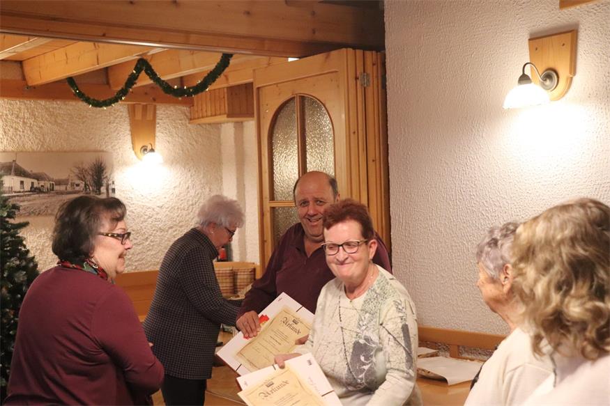 Besinnliche Weihnachtsfeier des Seniorenbundes Neudörfl