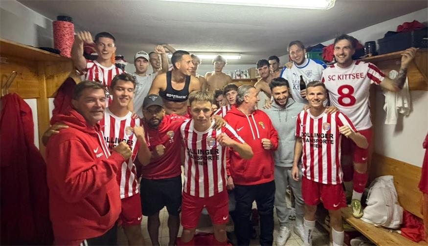 Kabinenparty. Und das am Mittwoch - Kittsee schlägt Wimpassing 3:0. 