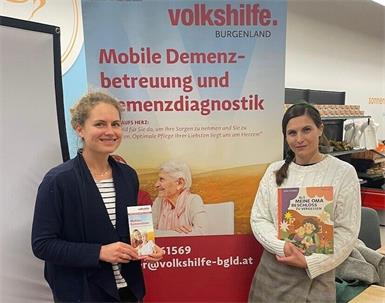 Katrin Kaiser und Rosa Schaberl gaben berührende Einblicke in das Thema Demenz.