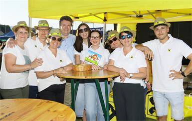 Klaudia Pichlhöfer, Reinhard Pichlhöfer, Judith Ulreich, Karl Kornhofer, Anna-Lena Kainer, Jana Musser, Birgit Halper, Petra Ulreich und Tobias Binder. 