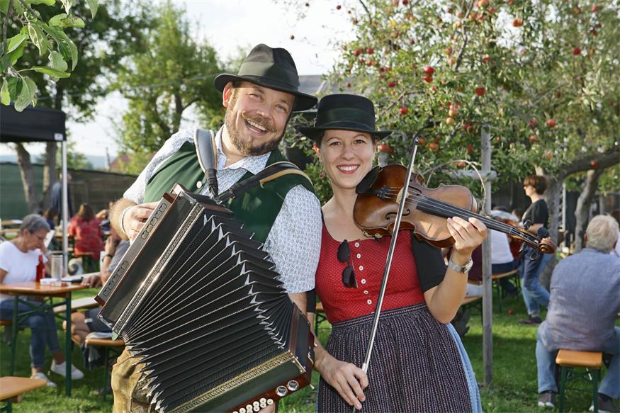 Kulinarik und Musik vereint im Apfelgarten Bildein