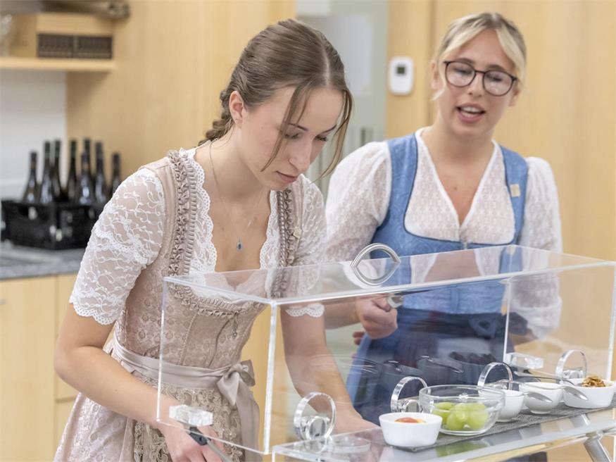 Konzentriertes Arbeiten während des Wettbewerbs.