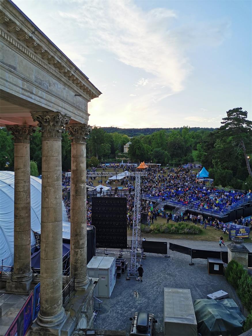 FäaschtBänkler spielten „Lieblingslieder“ im Schlosspark Eisenstadt