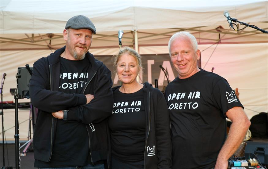 Partystimmung am Dorfanger Lorettos
