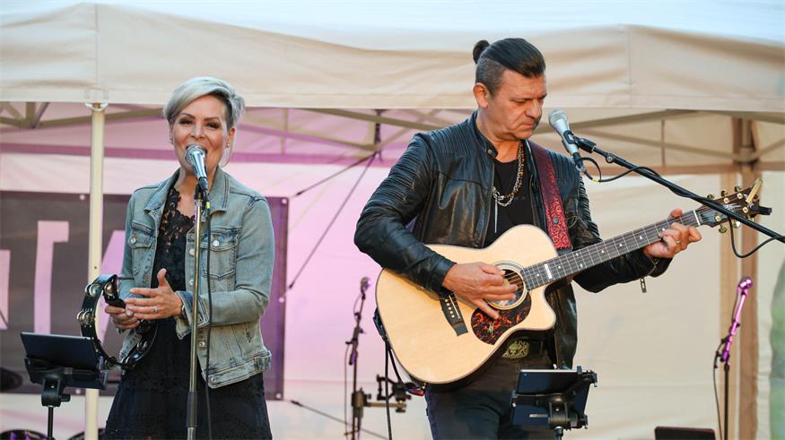 Partystimmung am Dorfanger Lorettos