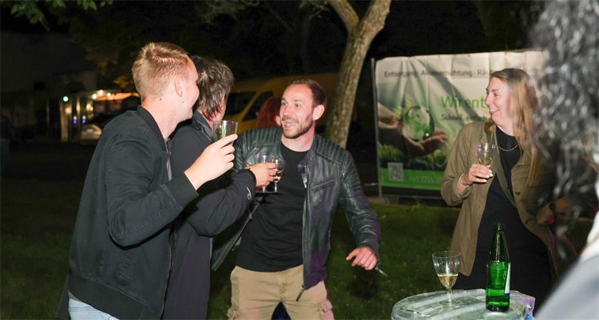 Partystimmung am Dorfanger Lorettos