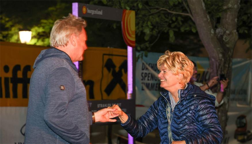 Partystimmung am Dorfanger Lorettos