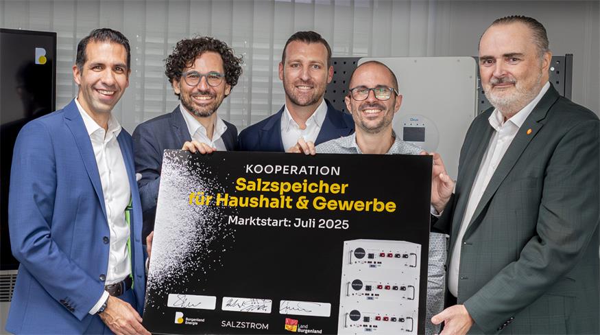 Kooperation der Burgenland Energie mit Salzstrom besiegelt.